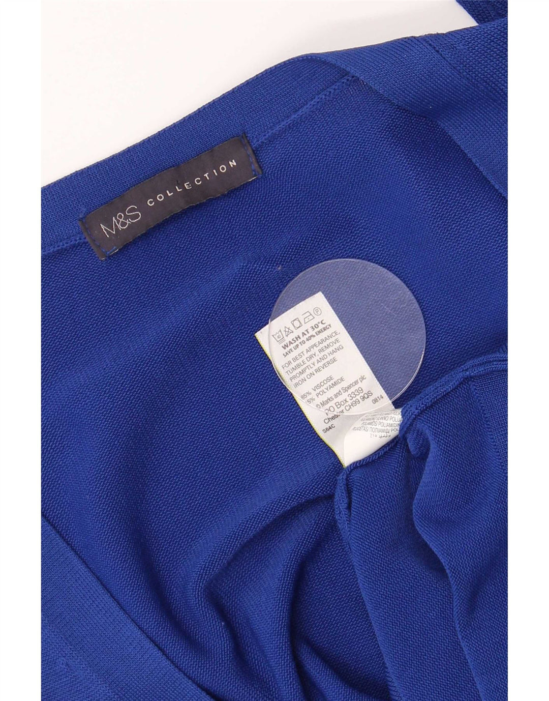 Женский кардиган стандартного кроя Marks & Spencer UK 14, средний синий