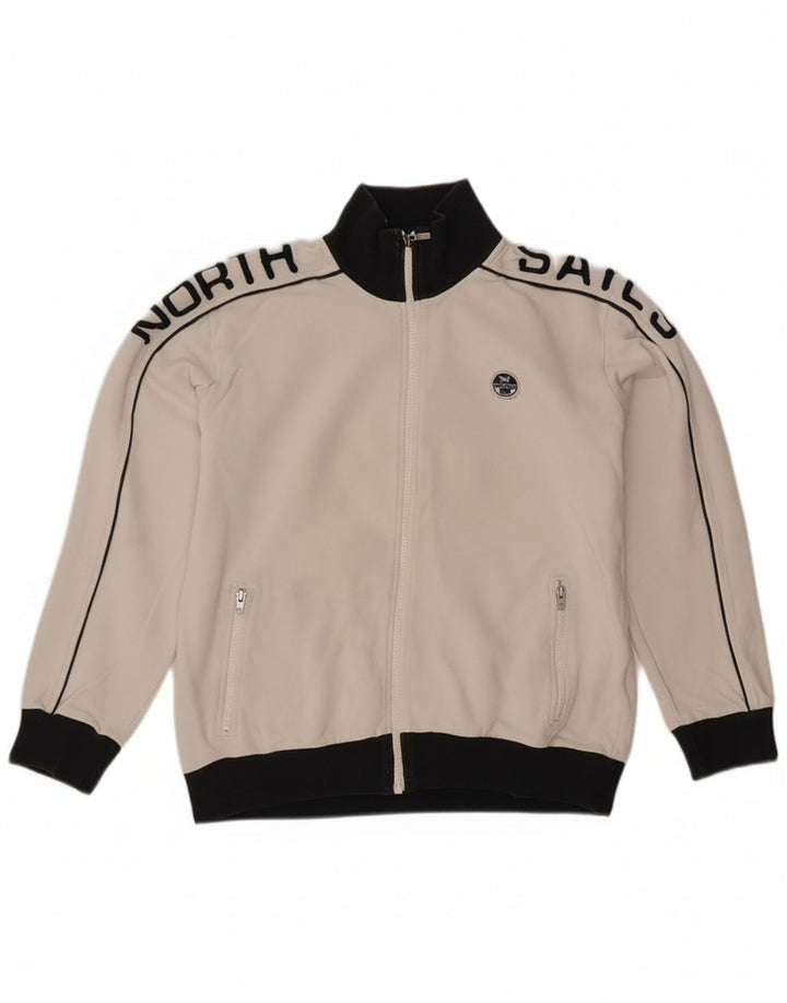 Спортивный костюм North Sails для девочек, верхняя куртка 11–12 лет, белая с цветными блоками