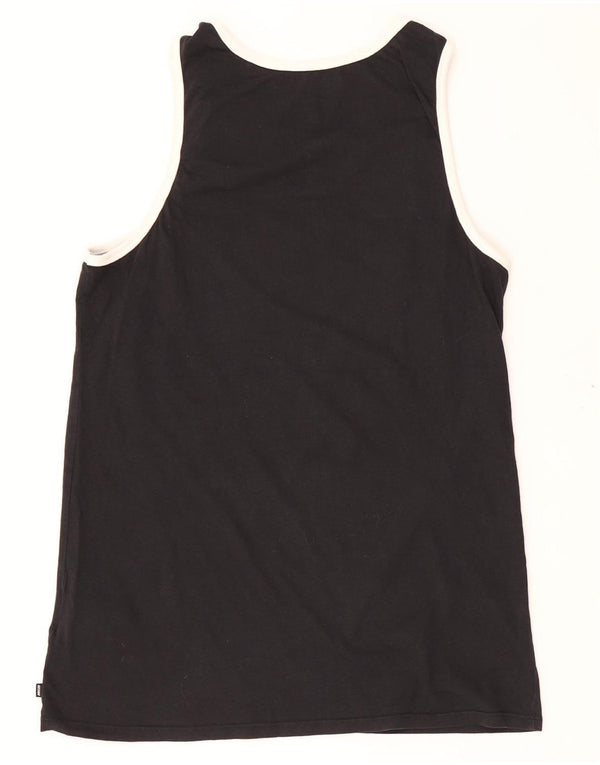 Мужской жилет с рисунком NIKE, маленький черный хлопковый