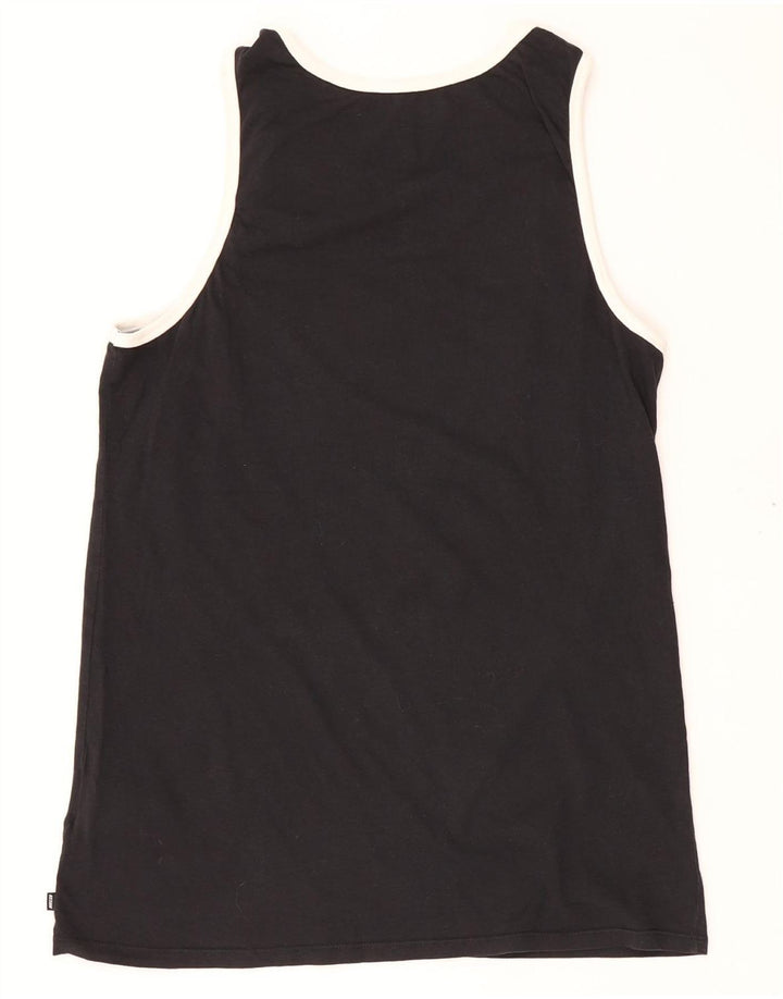 Мужской жилет с рисунком NIKE, маленький черный хлопковый