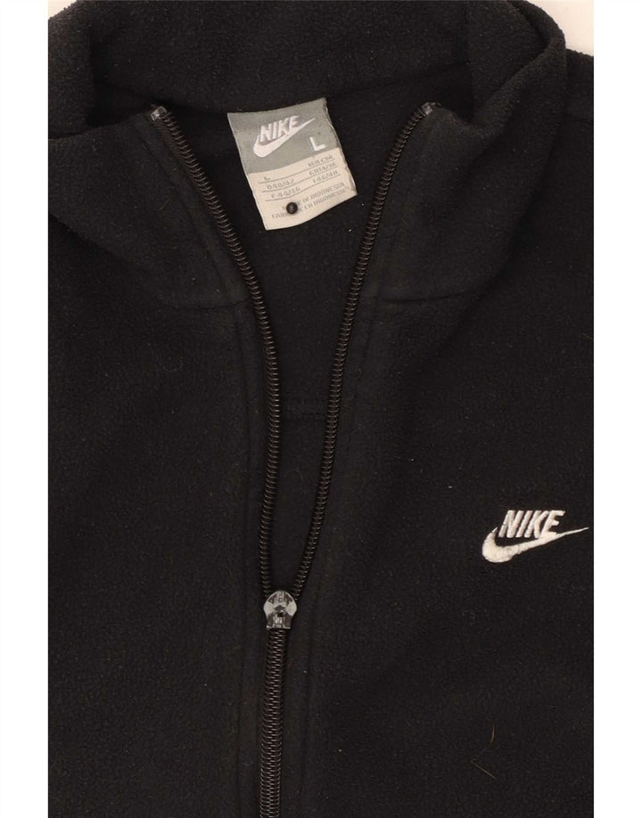 Женская флисовая куртка Nike UK 14/16, большая черная