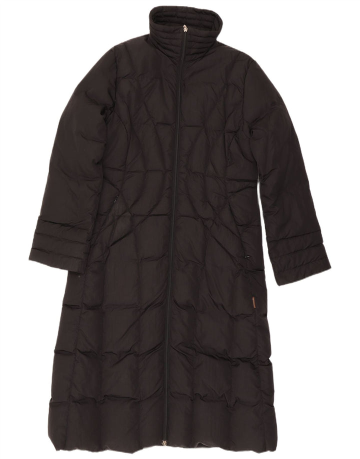 Moncler Женская стеганая куртка, размер 4 XL, черный полиамид