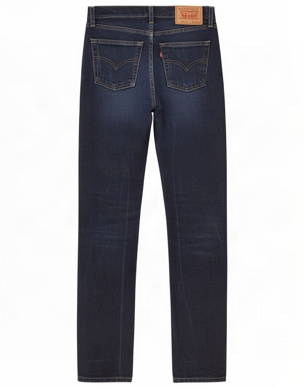 Мужские прямые джинсы Levi's 505 Regular Fit W28 L32 Темно-синий хлопок