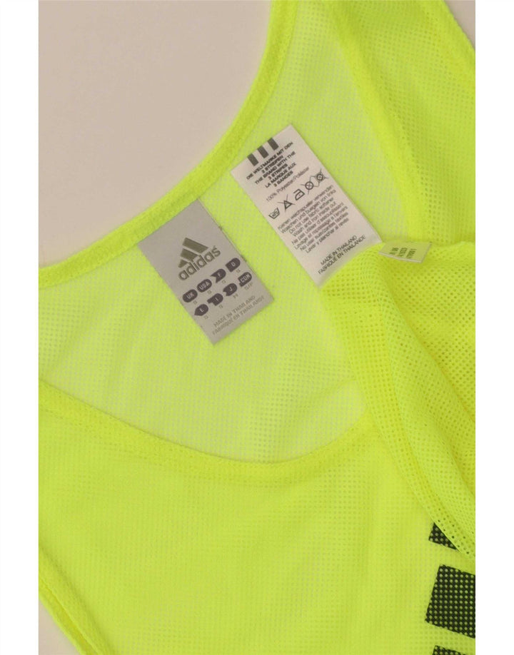 Мужской жилет Adidas с графическим рисунком, маленький желтый полиэстер