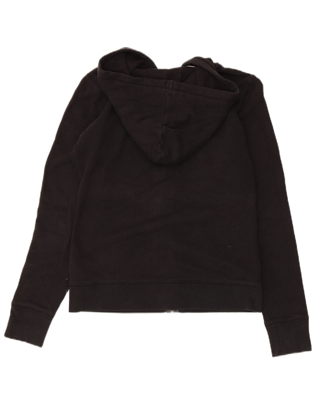 Dkny Женский свитер с капюшоном на молнии с графическим рисунком New York UK 10, маленький черный хлопковый