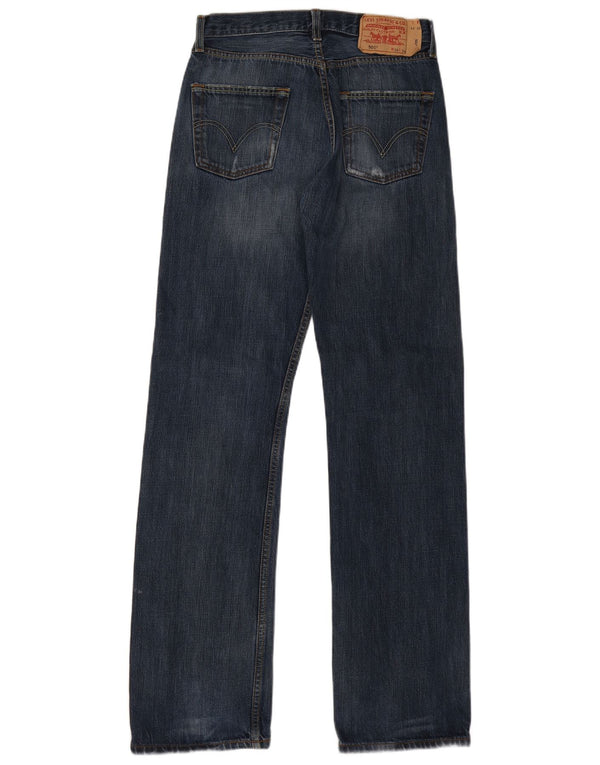 Мужские прямые джинсы Levi's 501 W30 L34 синие, хлопок
