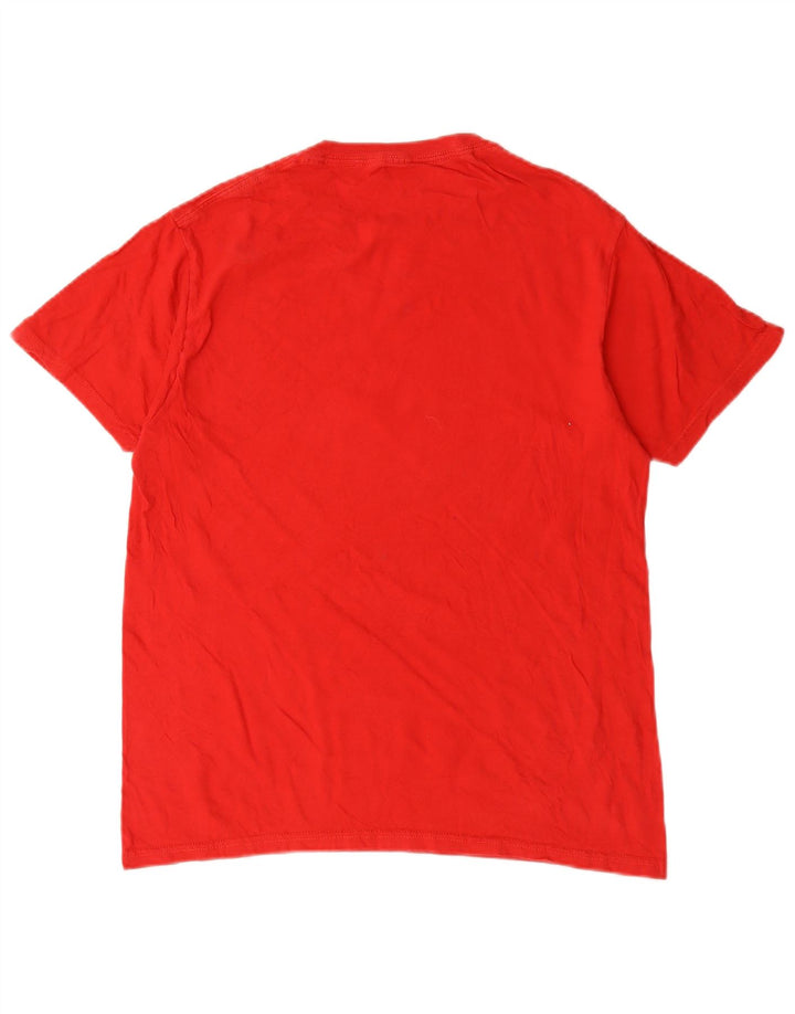 Мужская футболка Rip Curl Top среднего красного цвета из хлопка