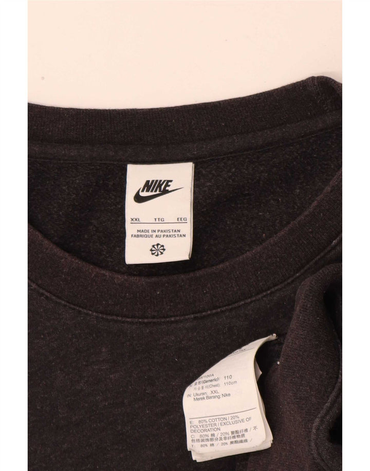 Мужской свитер Nike 2XL, серый хлопок