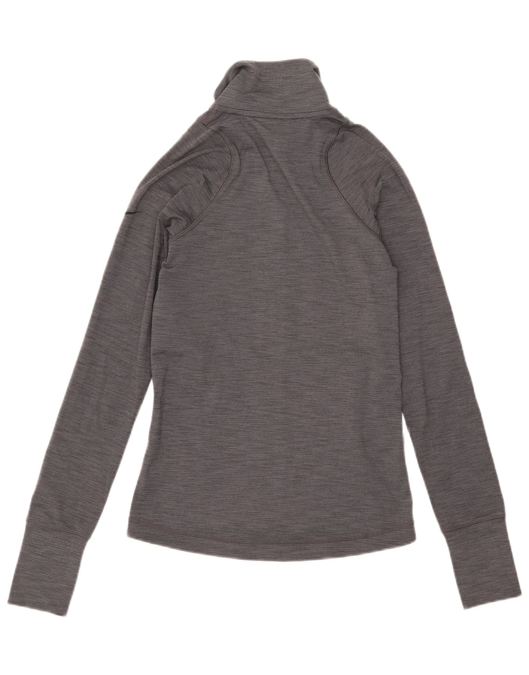 Женская спортивная куртка Nike Dri Fit UK 10, маленькая серая в крапинку