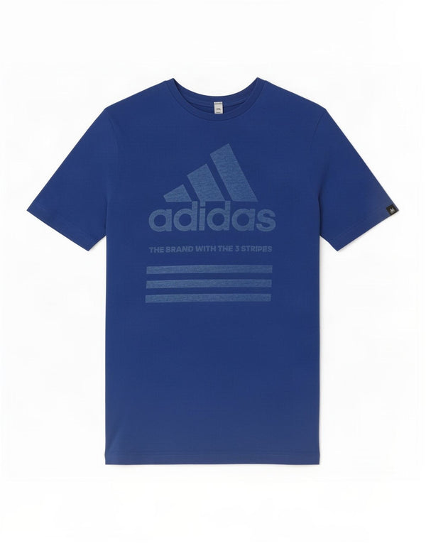 Adidas Boys Graphic T-Shirt Top 15-16 Years Blue