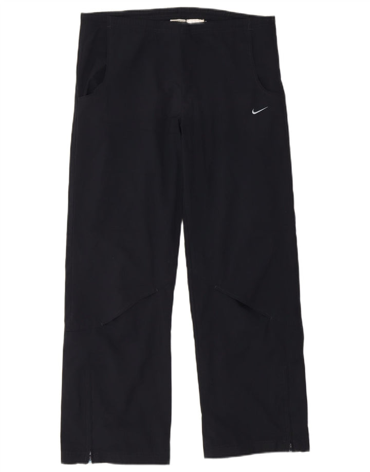 NIKE Girls Tracksuit Trousers 13-14 Years Large  Black Polyester