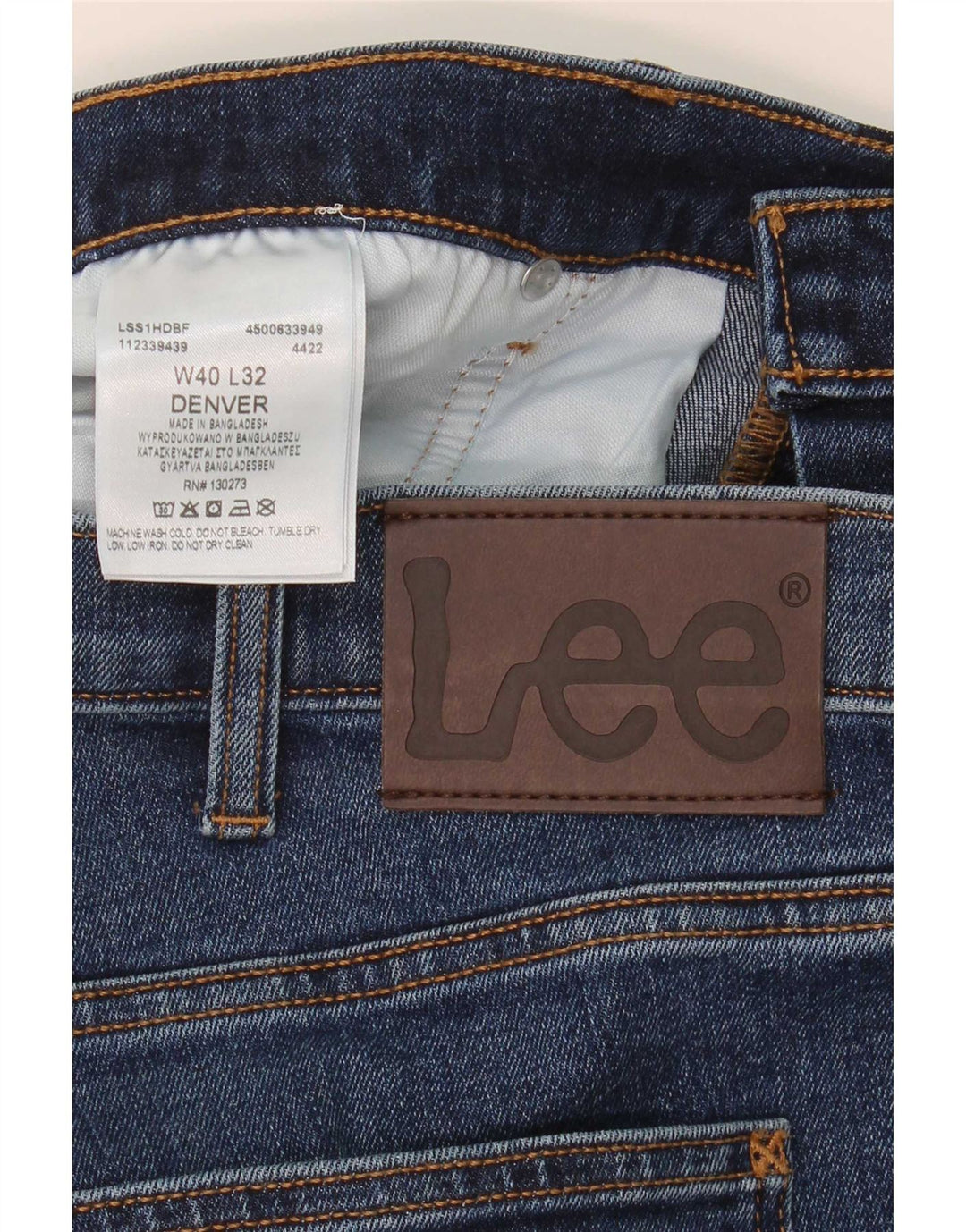 Мужские джинсы Lee Denver Bootcut W40 L32, синие, хлопок