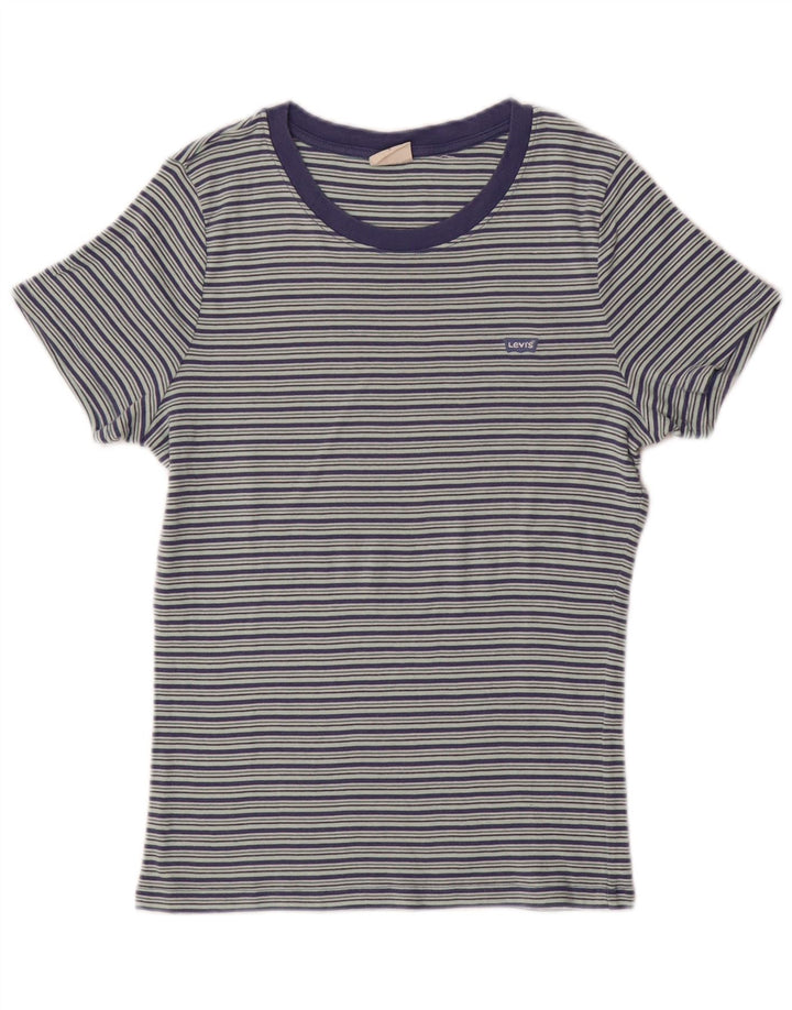 Женская футболка LEVI'S Top UK 14, большая синяя полоска
