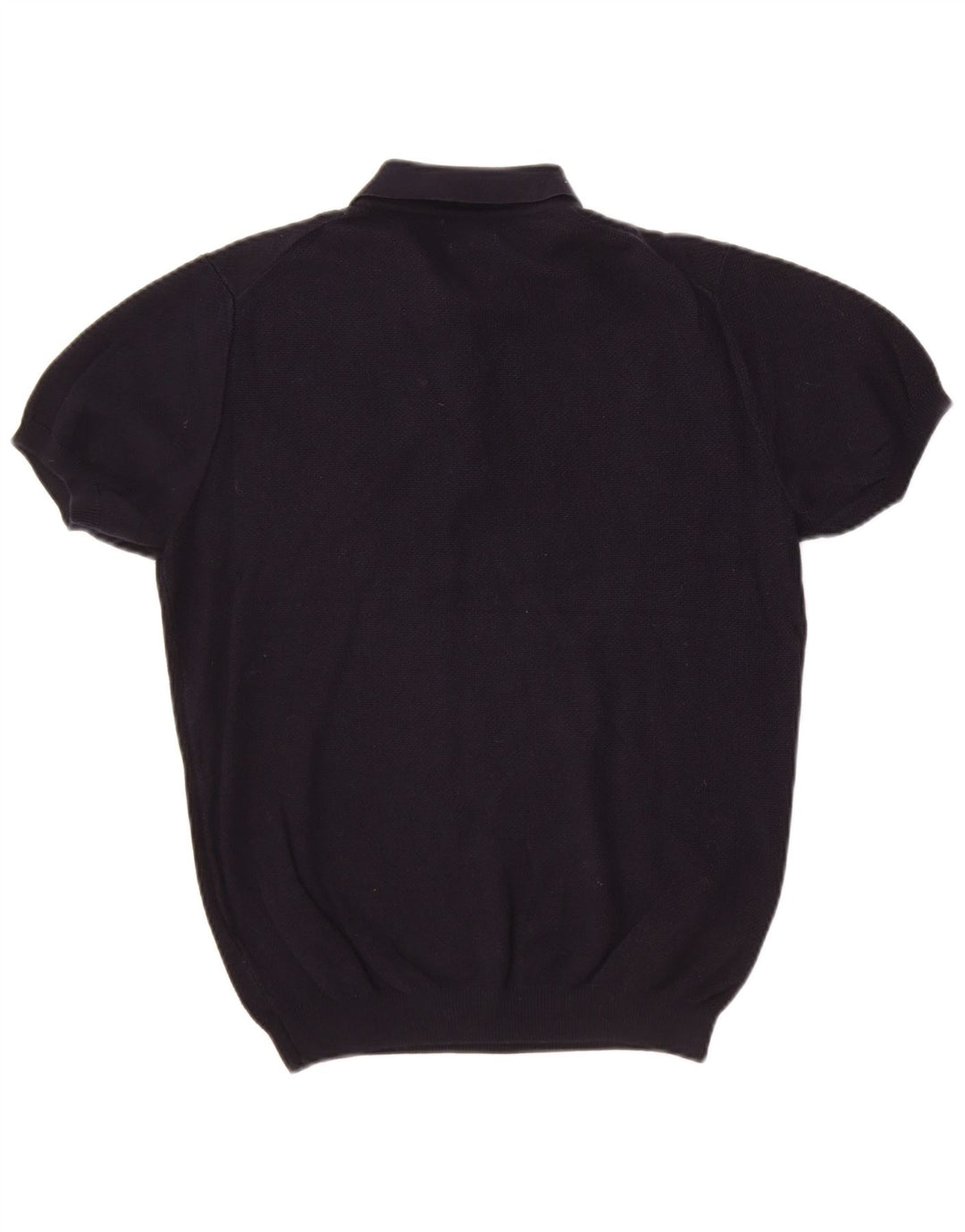 Мужская рубашка-поло Massimo Dutti среднего темно-синего цвета