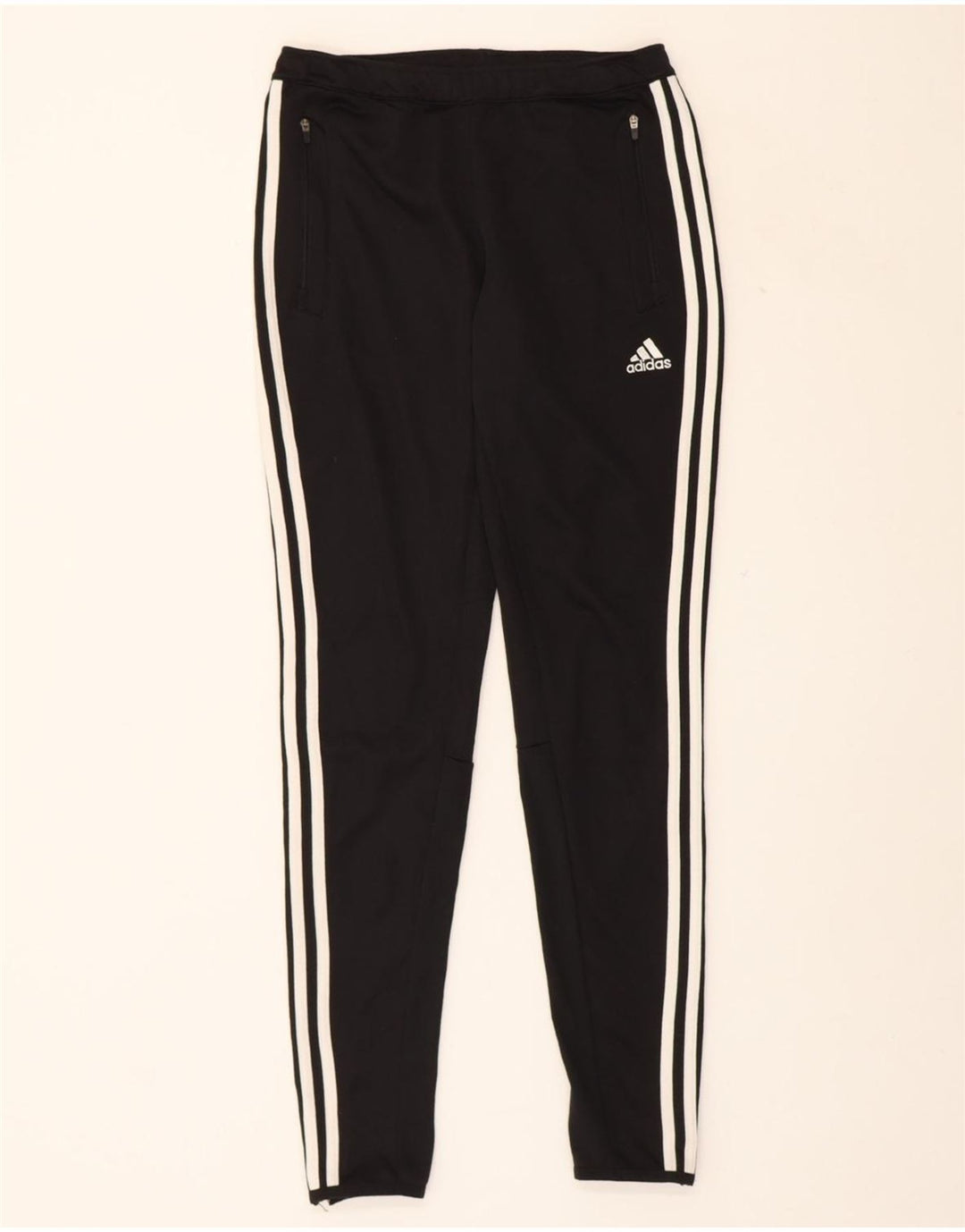 ADIDAS Womens Climacool Tracksuit Trousers UK 8/10 Small  Black Polyester Vintage Adidas and Second-Hand Adidas from Messina Hembry 