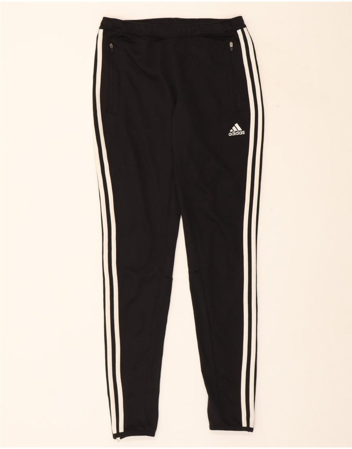 ADIDAS Womens Climacool Tracksuit Trousers UK 8/10 Small  Black Polyester Vintage Adidas and Second-Hand Adidas from Messina Hembry 