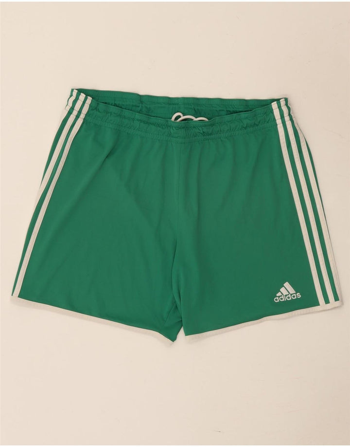 Мужские спортивные шорты Adidas, большие, зеленые