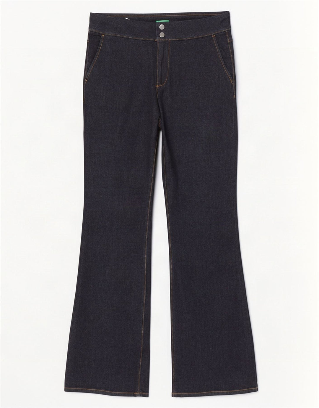 Джинсы Benetton женские Bootcut UK 12 Medium W32 L34 Темно-синие, хлопок