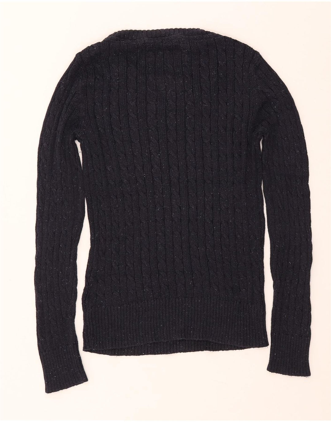 Женский джемпер с вырезом «лодочка» SUPERDRY UK 12, средний темно-синий, хлопок