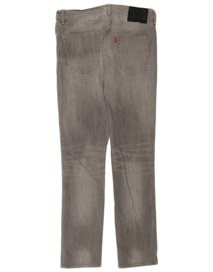 Мужские джинсы Levi's 511 Slim W32 L32 Серые хлопковые