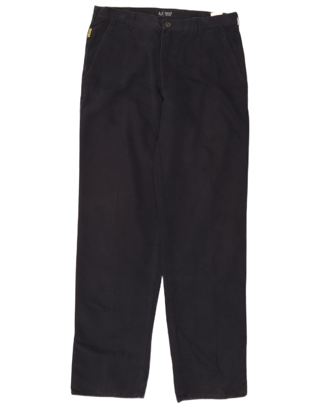 Мужские прямые брюки чинос ARMANI EU 52 XL W36 L36 Темно-синие, хлопок