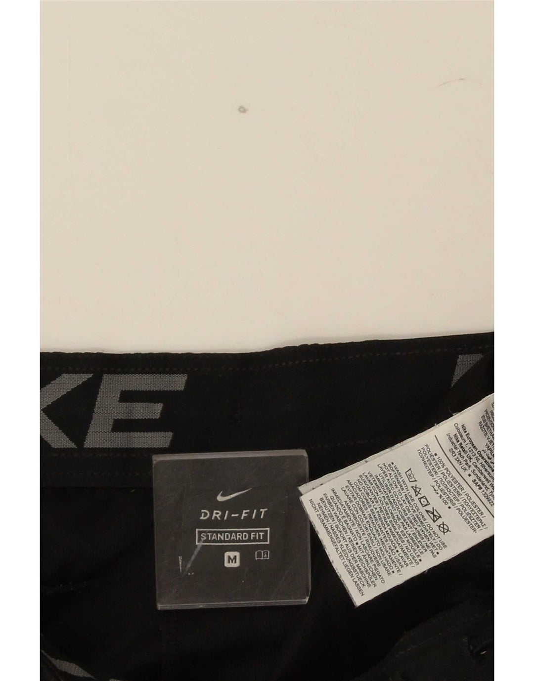 Мужские спортивные шорты Nike Dri Fit Standard, средний черный, полиэстер с цветными блоками