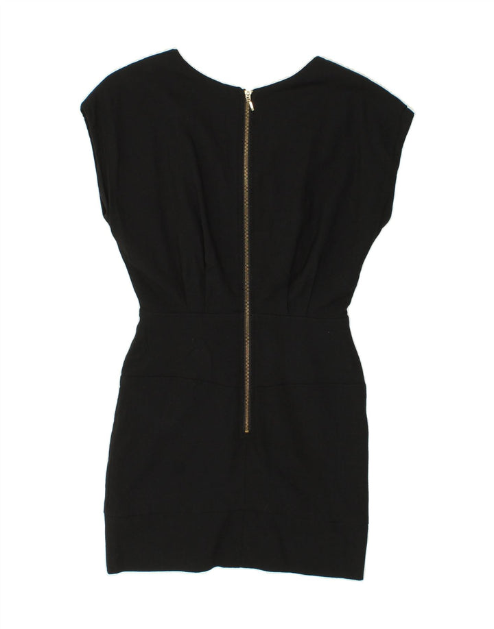FRENCH CONNECTION Womens Basic Dress UK 8 Small Black Viscose Vintage French Connection and Second-Hand French Connection from Messina Hembry 