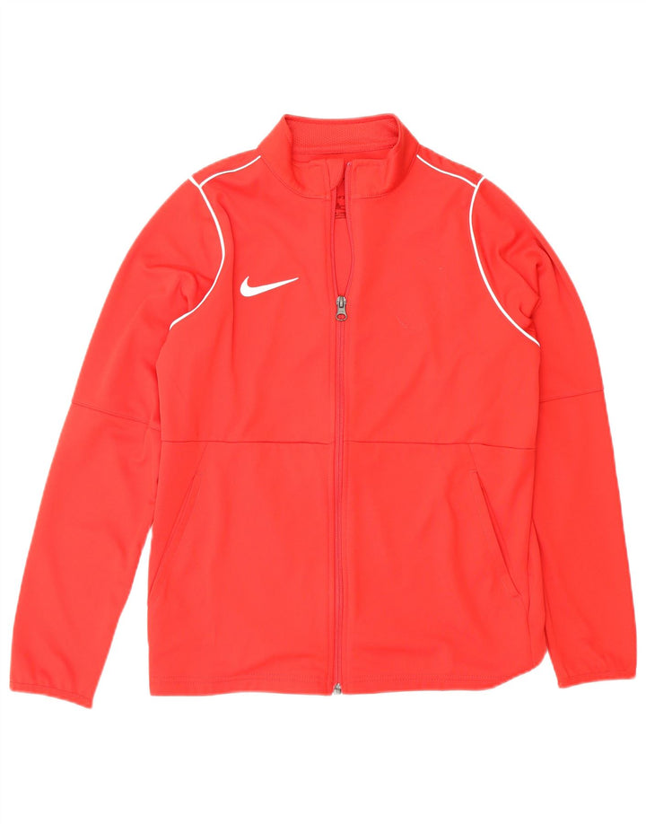 Спортивный костюм Nike для мальчиков Dri Fit, верхняя куртка, 12–13 лет, большой красный полиэстер