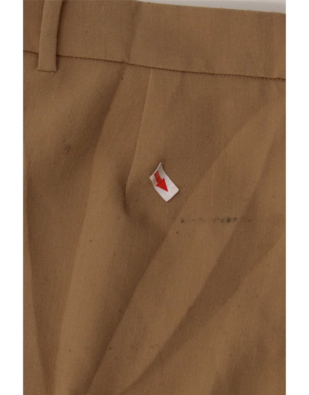 Zara Женские костюмные брюки с привязкой, средние W28 L31, бежевый полиэстер