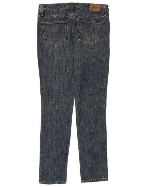 Женские джинсы скинни Levi's US 7 Medium W30 L30 Синие, хлопок