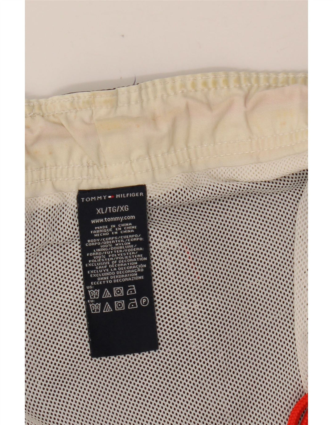 TOMMY HILFIGER Мужские шорты для плавания XL, темно-синий, нейлон