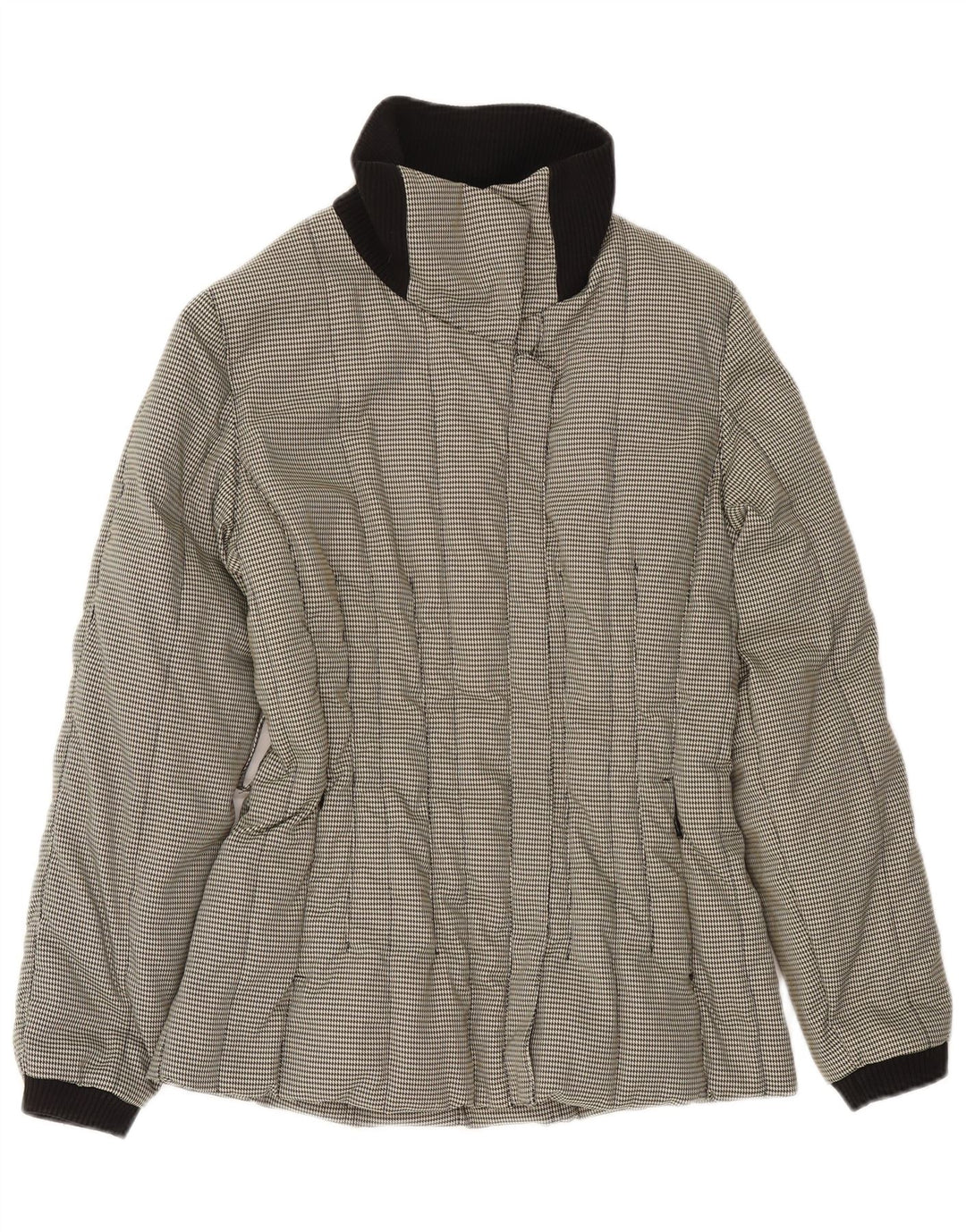 Женская стеганая куртка Carhartt IT 42 Средне-серая с узором "гусиные лапки" Полиамид