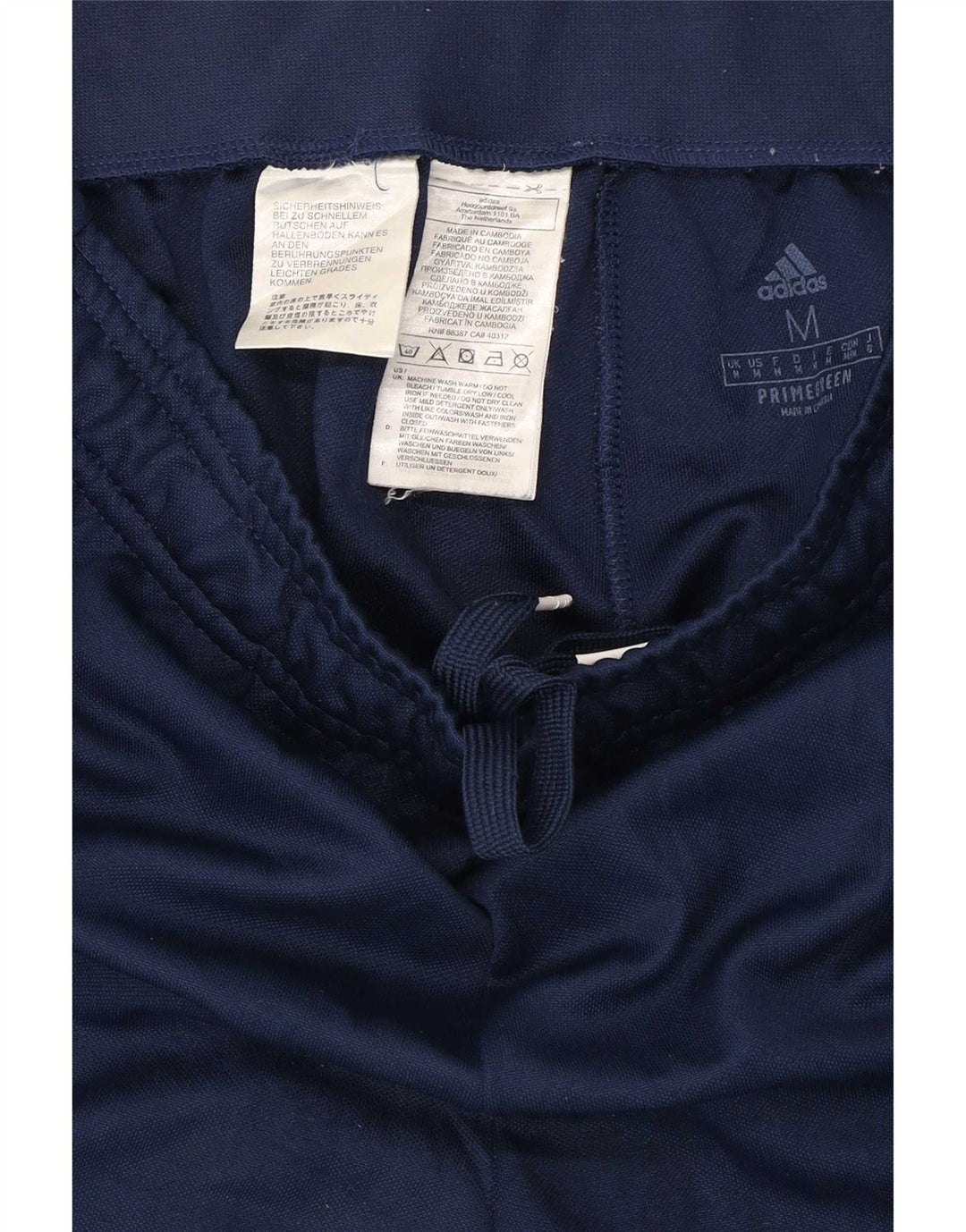 Мужские спортивные брюки Adidas Primegreen, средний темно-синий, полиэстер