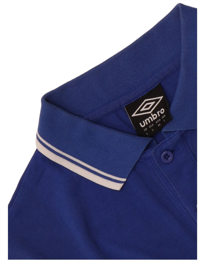 Мужская рубашка поло Umbro, большая синяя