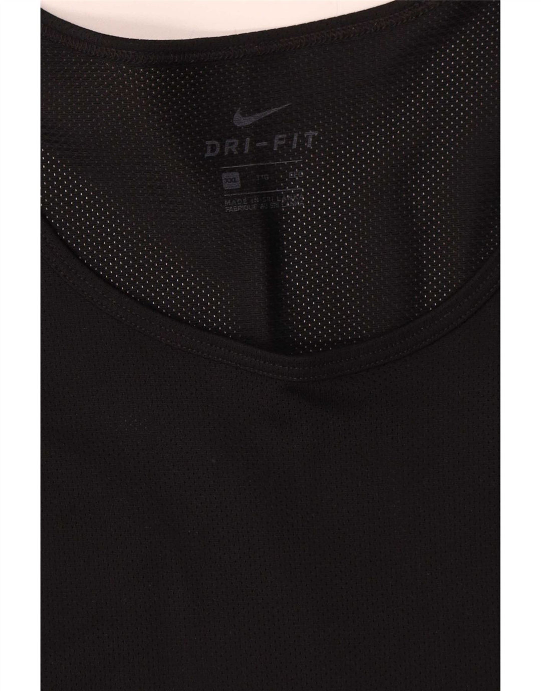 Мужской жилет Nike Dri Fit 2XL, черный полиэстер
