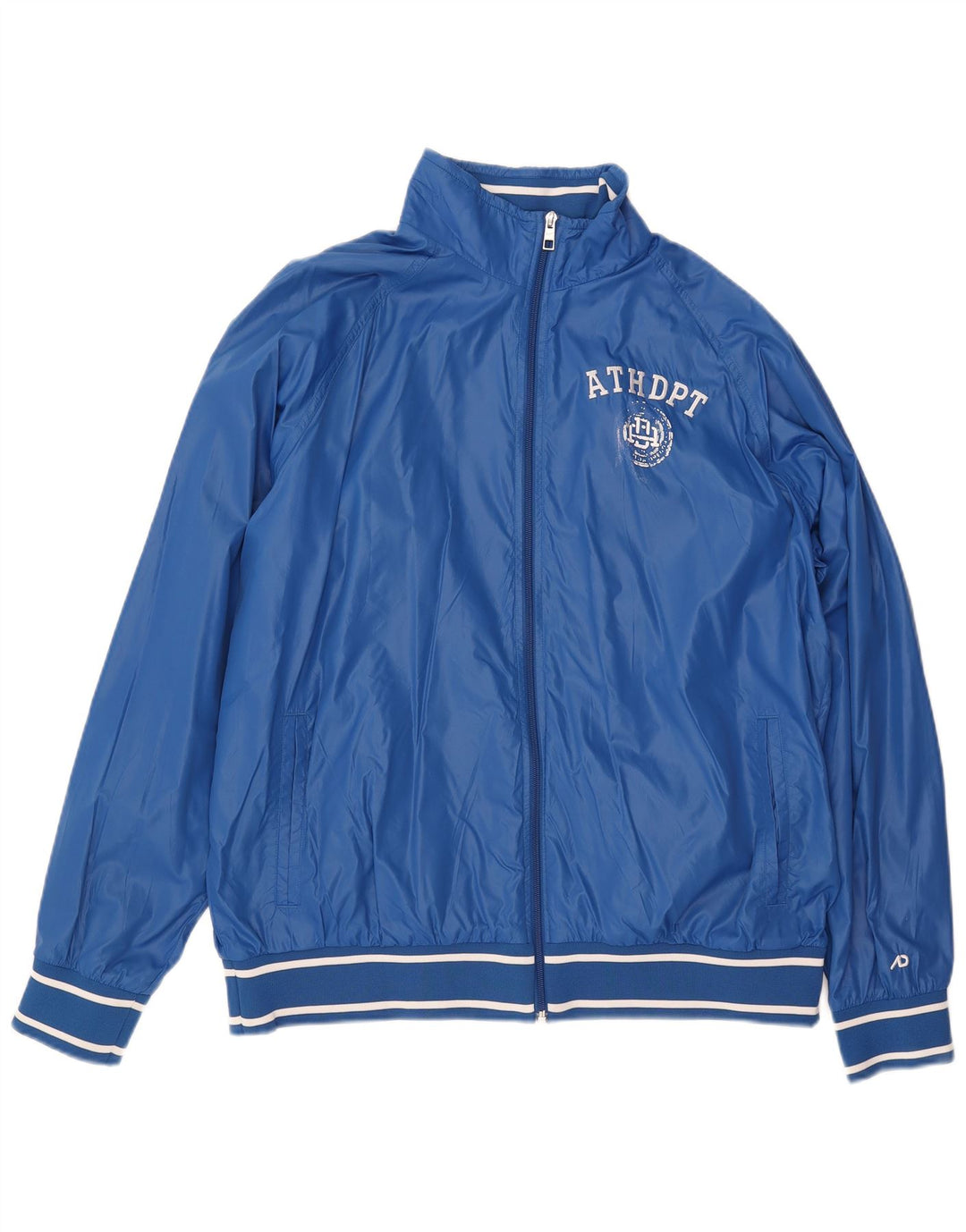 Мужская спортивная куртка с графическим рисунком NIKE XL, синий нейлон