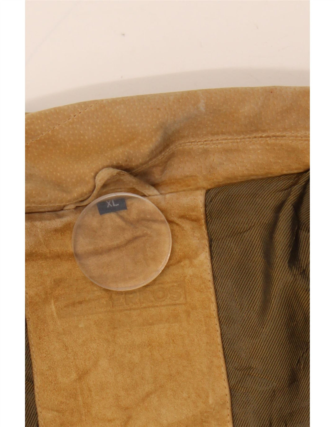 Мужская замшевая куртка LERROS UK 42 XL бежевая кожаная