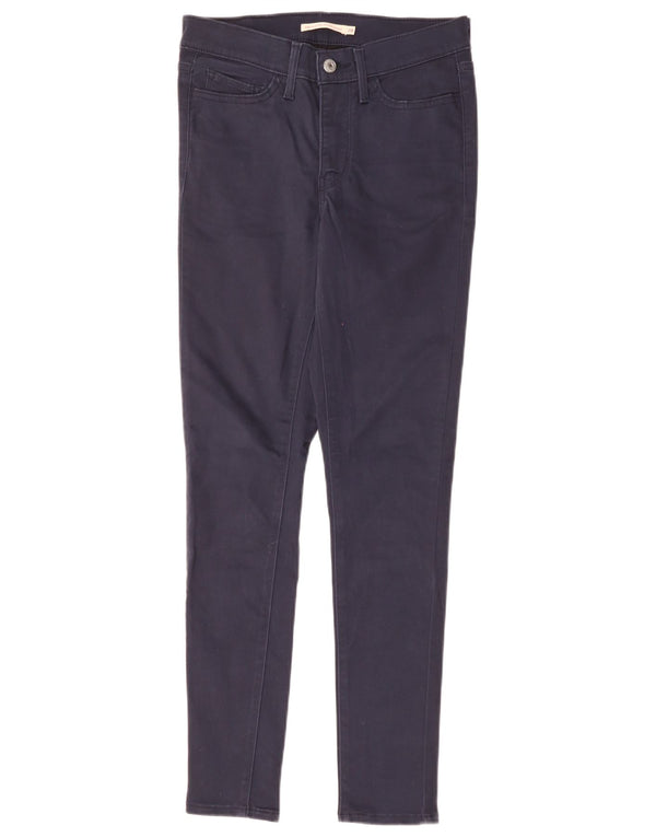 Женские повседневные суперскинни LEVI'S 310 W28 L30 темно-синие хлопковые брюки