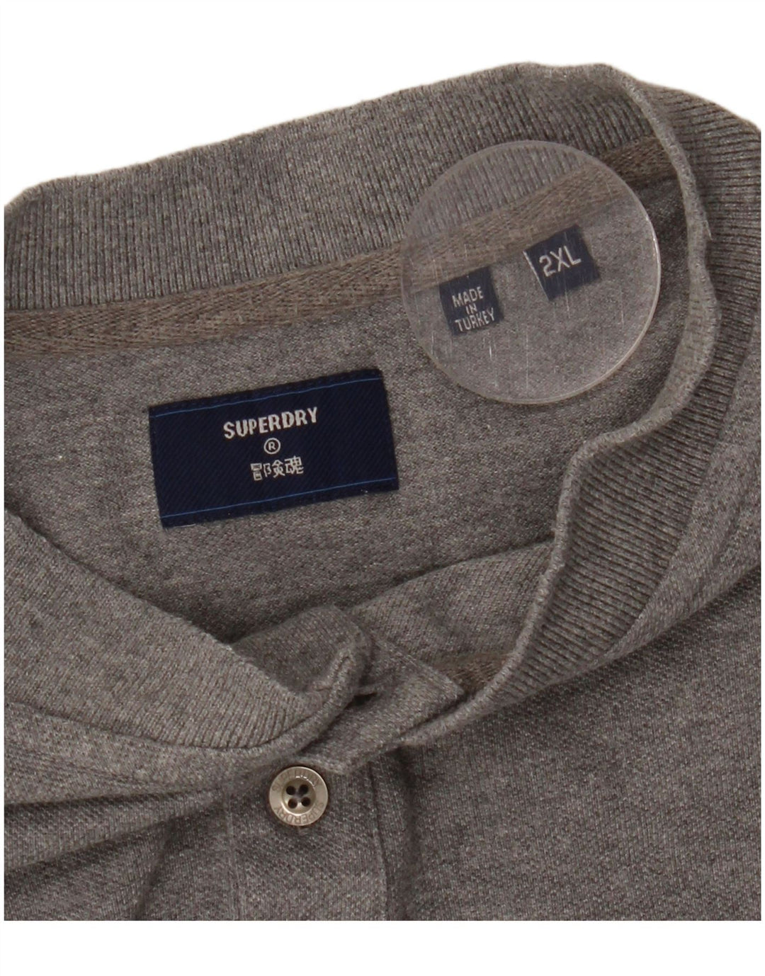 SUPERDRY Мужская футболка Top 2XL Серая