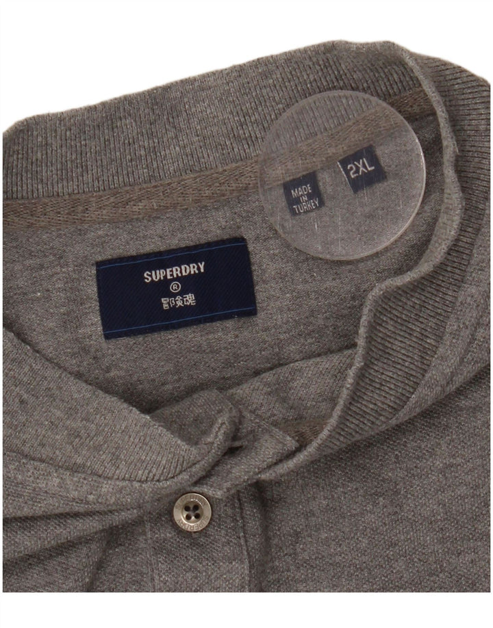 SUPERDRY Мужская футболка Top 2XL Серая