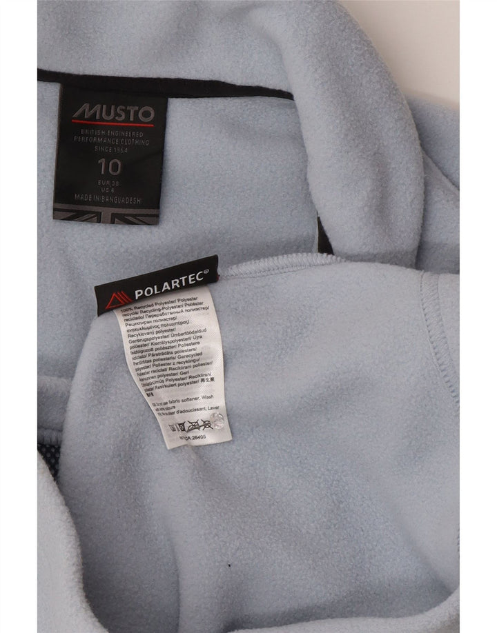 Женская флисовая куртка Musto UK 10, маленькая, синяя, полиэстер