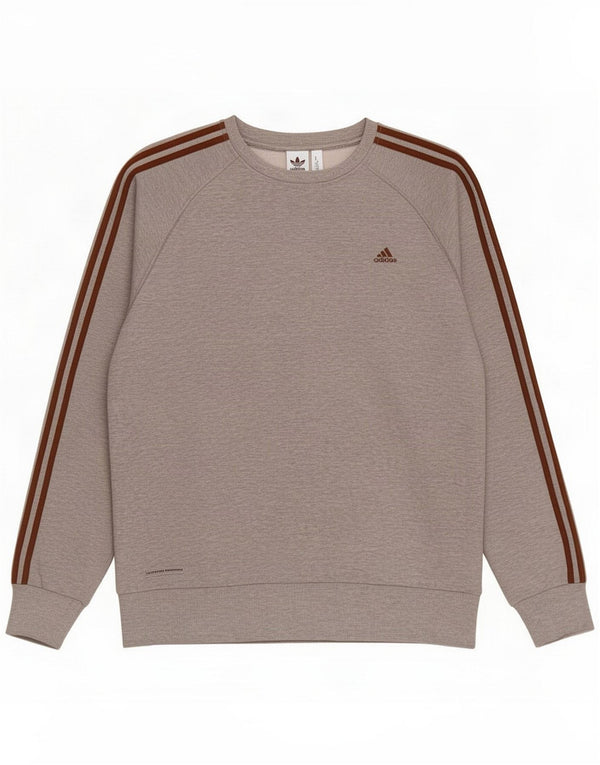 Мужской свитер-толстовка Adidas 2XL, серый хлопок