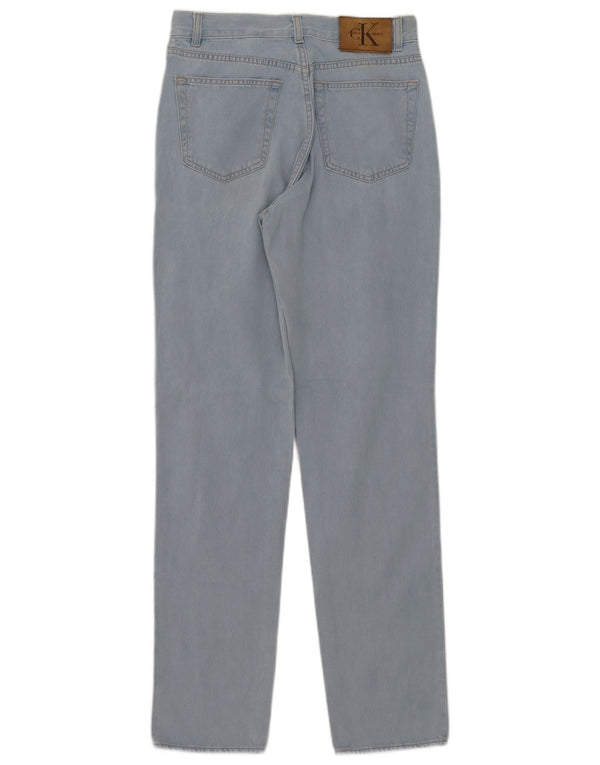 Женские прямые джинсы Calvin Klein W30 L32 синие, хлопок