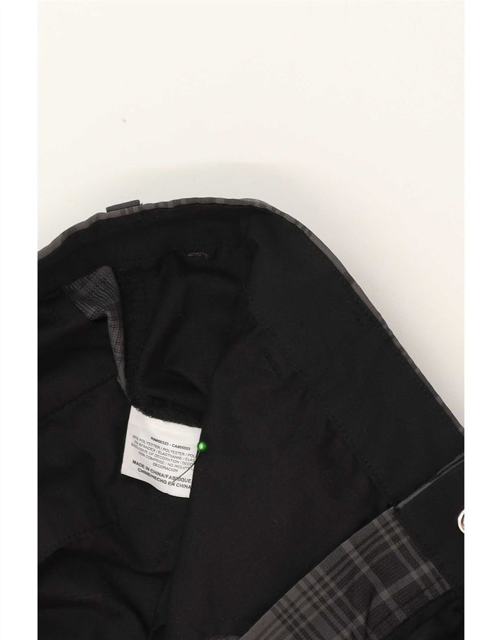 Мужские прямые брюки-чиносы Nike Dri Fit W34 L31 серые в клетку из полиэстера