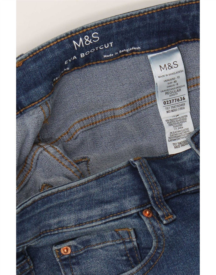 Женские джинсы Marks & Spencer Eva Regular Bootcut UK 12 Medium W32 L30 Синие