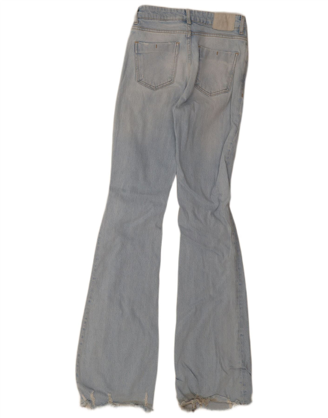 Женские высокие расклешенные джинсы Zara EU 34 2XS W24 L36 синие