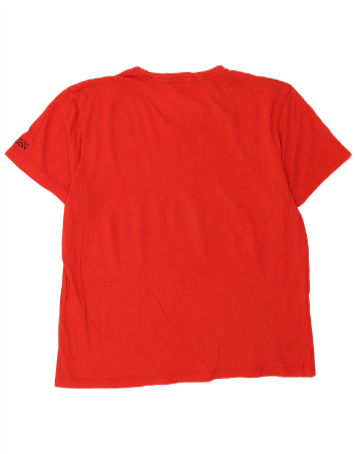 Мужская футболка с рисунком Trussardi 2XL, красная