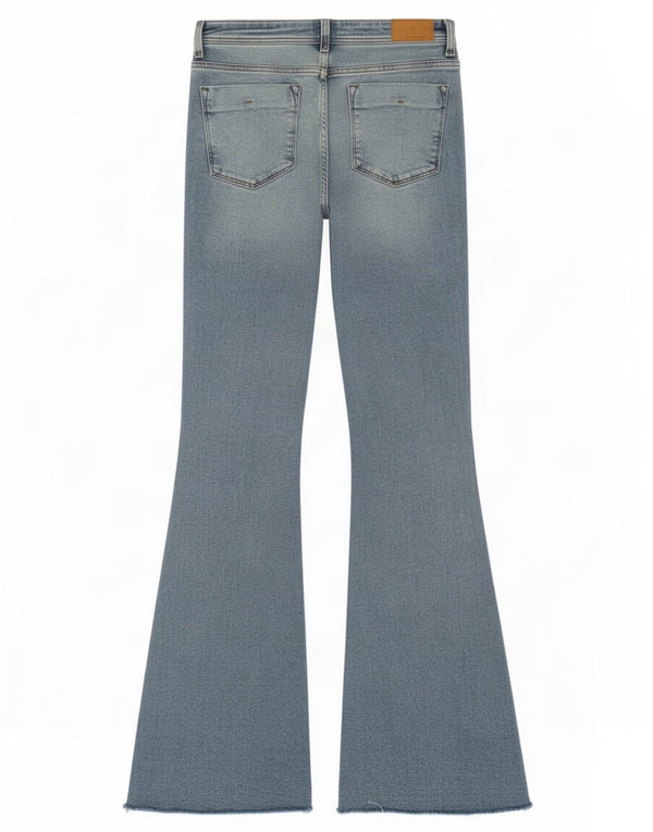 Женские расклешенные джинсы Zara EU 36 XS W26 L33 синие
