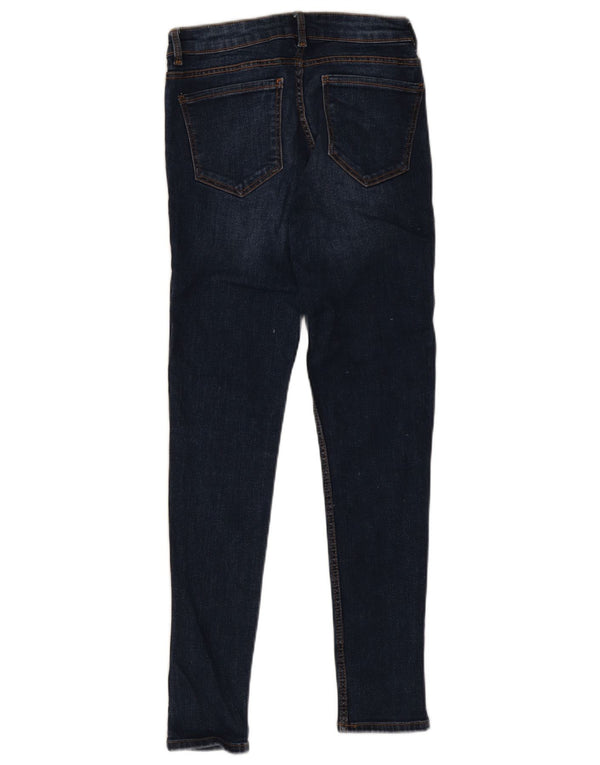 Женские джинсы скинни Zara EU 38, маленькие W28 L27, синие, хлопок
