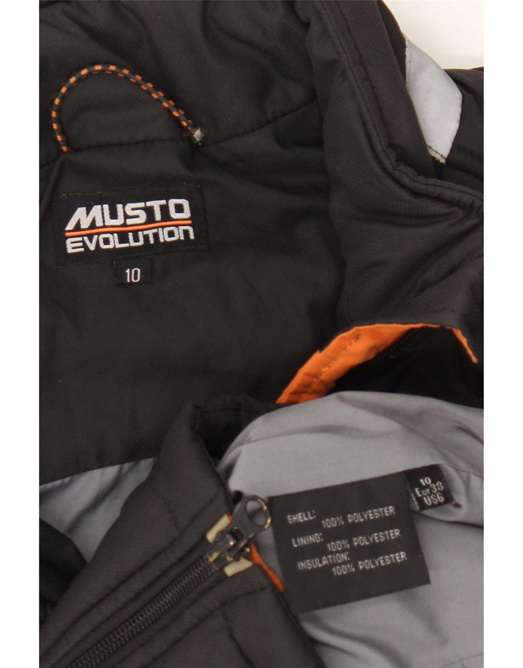 Женская стеганая куртка Musto UK 10, маленький черный полиэстер
